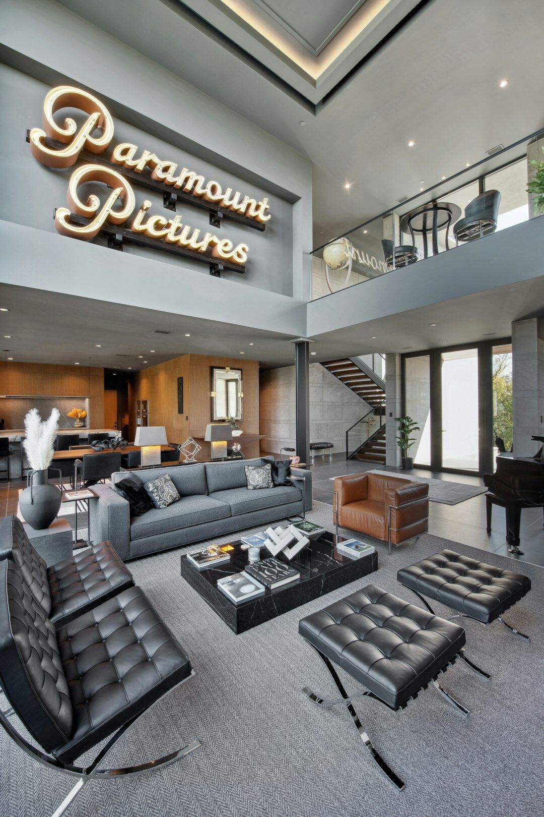 modern celebrity loft interior