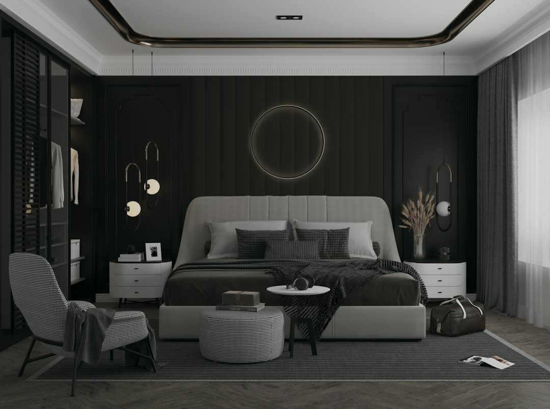 luxury bedroom setup